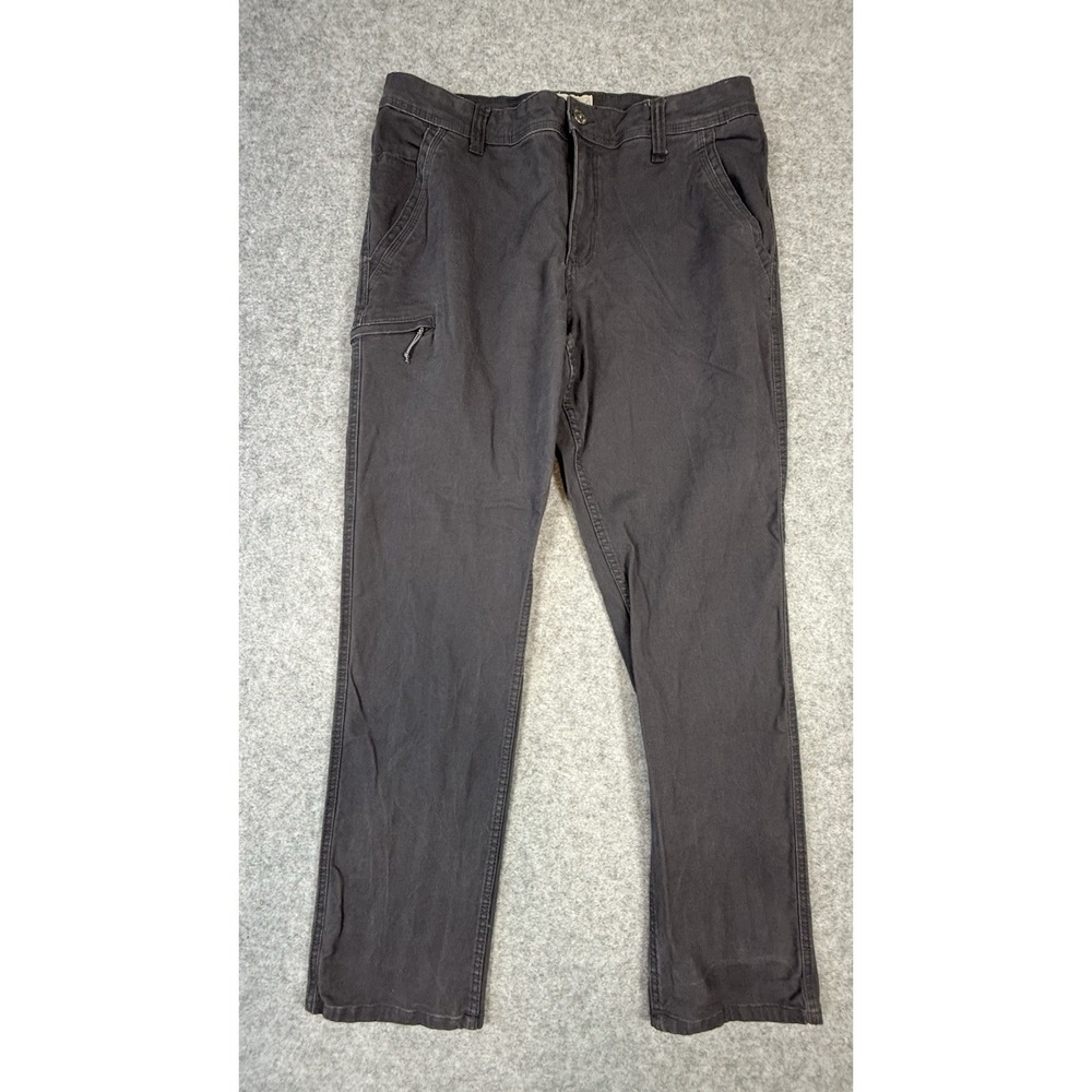 Weatherproof Vintage Pants Mens 36x34 Relaxed Fit Black Utility Cargo Stretch